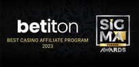 Betiton Wins Best Casino Affiliate Program 2023 at SiGMA Awards