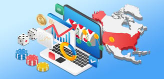 north america online gambling market